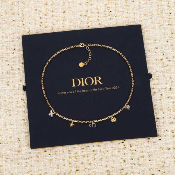 replica,repliche,fake,1:1,earrings,bracelet,ring,jewelry Contatore / 【Collana Dior New CD】(3O59G)