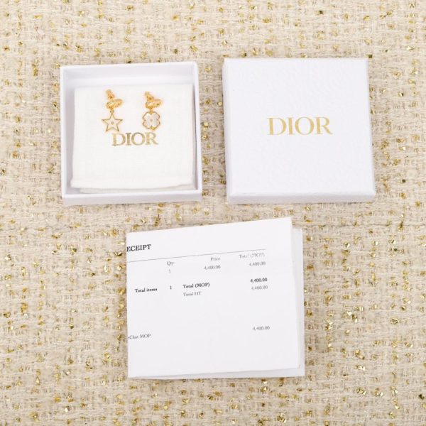 replica,repliche,fake,1:1,earrings,bracelet,ring,jewelry Contatore / 【Nuovi orecchini Dior in stile CD con trifoglio e stella】(FEXHI)