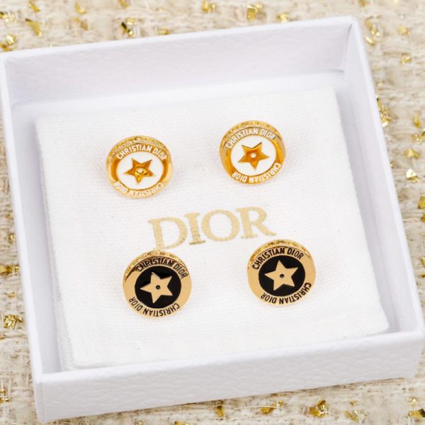 replica,repliche,fake,1:1,earrings,bracelet,ring,jewelry Contatore / 【Orecchini Dior Round Badge】(TUMVY)