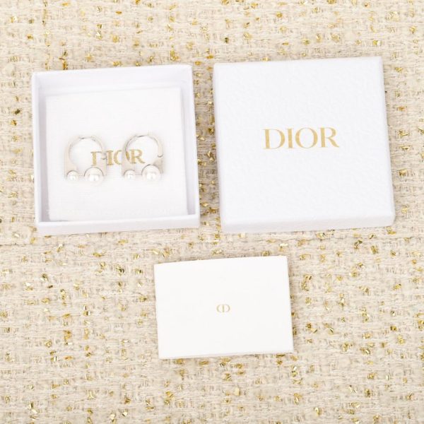 replica,repliche,fake,1:1,earrings,bracelet,ring,jewelry Contatore / 【Orecchini Dior grandi e piccoli con perle e diamanti】(BSBRN)