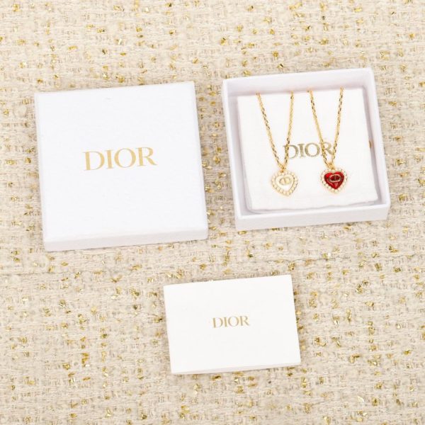 Contatore / 【Collana Dior mini con cuore di perline】(X0G8W)