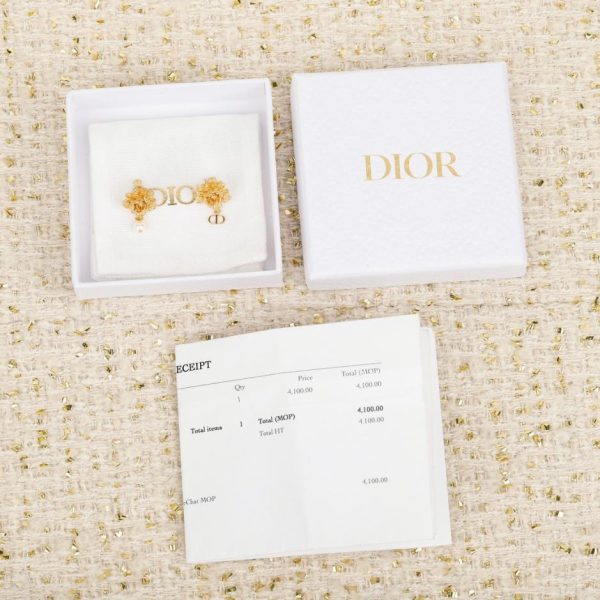 Contatore / 【Orecchini Dior Flower CD con perle】(NI1F2)