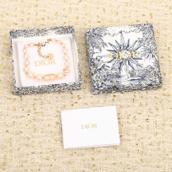 replica,repliche,fake,1:1,earrings,bracelet,ring,jewelry Contatore / 【CD Bee Collana con bracciale e perle rosa】(2TXWH)