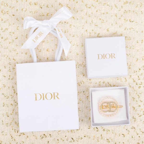 replica,repliche,fake,1:1,earrings,bracelet,ring,jewelry Contatore / Fermaglio per capelli con cristalli e perline Dior (9FKBE)