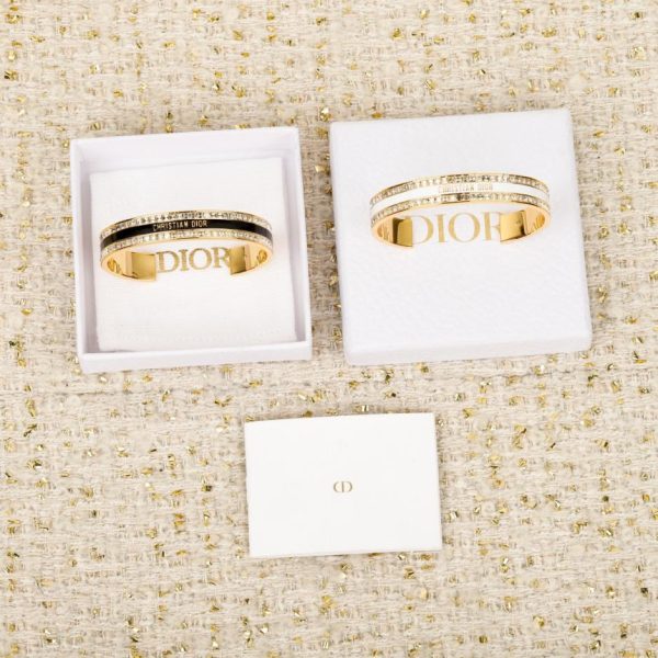 Contatore / 【Bracciale aperto Dior in smalto tempestato di diamanti】(AGN6F)