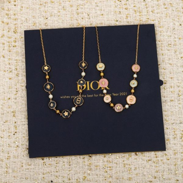 Contatore / 【Collana rotonda piccola colorata Dior】(FJ7YZ)