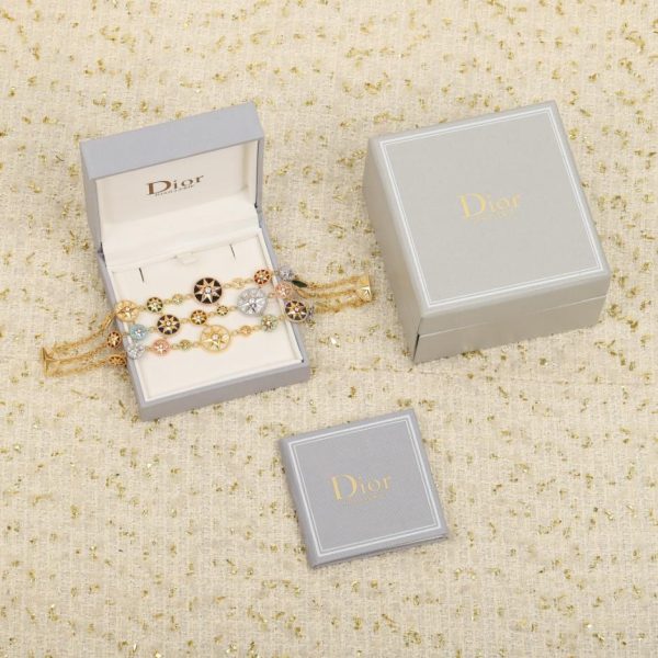 Contatore / Bracciale con nappe a tre strati, personalizzabile con oro vero e diamanti. 【Collana ROSE DES VENTS】(L1BSW)
