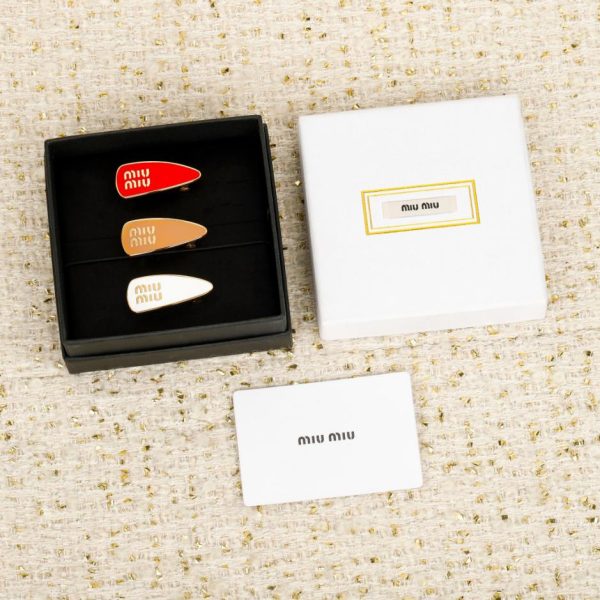 replica,repliche,fake,1:1,earrings,bracelet,ring,jewelry Contatore / 【Fermaglio per capelli con lettere smaltate colorate MIUMIU】(KAB0F)
