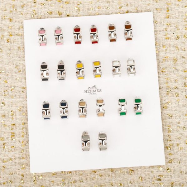 replica,repliche,fake,1:1,earrings,bracelet,ring,jewelry Contatore / 【Orecchini a semicerchio OMaillon H】(T849E)