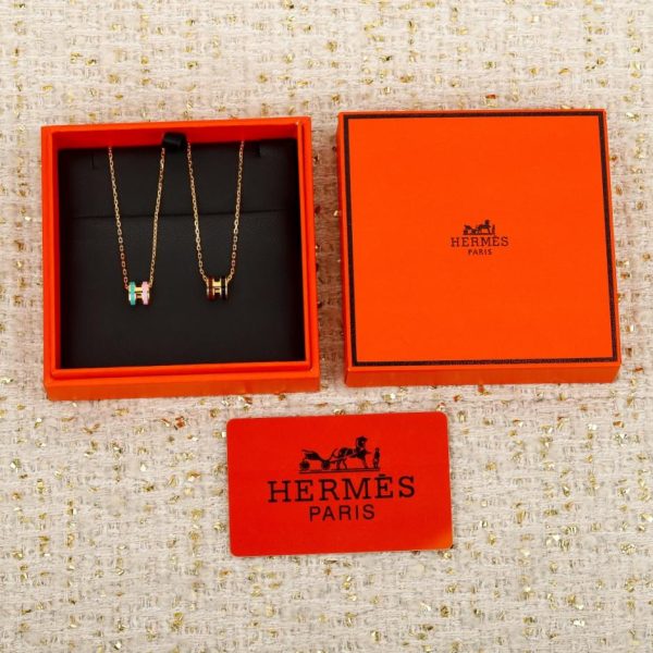 replica,repliche,fake,1:1,earrings,bracelet,ring,jewelry Contatore / Collana Hermes Mini Pop serie H (N6LXA)