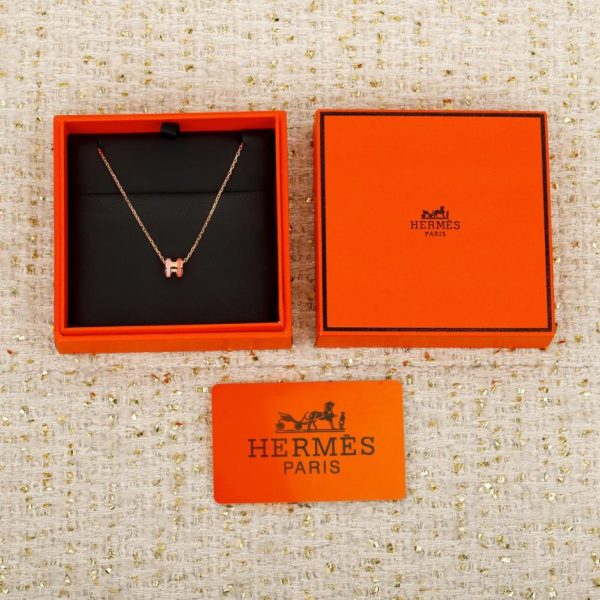 replica,repliche,fake,1:1,earrings,bracelet,ring,jewelry Contatore / Collana Hermes Mini Pop serie H (AXJQV)