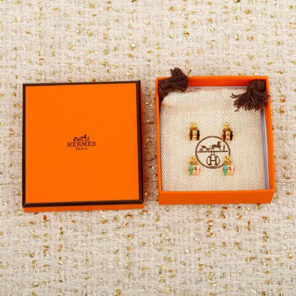 replica,repliche,fake,1:1,earrings,bracelet,ring,jewelry Contatore / Mini orecchini a bottone Hermes (AS8QE)