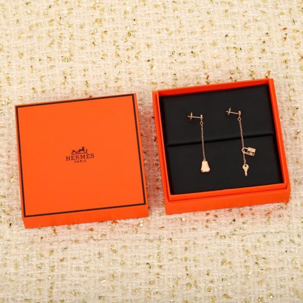 replica,repliche,fake,1:1,earrings,bracelet,ring,jewelry Contatore / Orecchini Kelly Clochette, realizzati su misura con vero oro e diamanti (786TD)