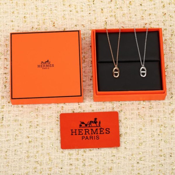 replica,repliche,fake,1:1,earrings,bracelet,ring,jewelry Contatore / Collana Hermes con naso di maiale (QWL2M)