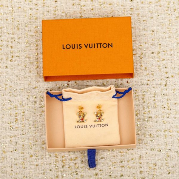 replica,repliche,fake,1:1,earrings,bracelet,ring,jewelry Contatore / 【Orecchini con diamanti colorati LV】(Y6BJH)