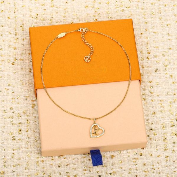 replica,repliche,fake,1:1,earrings,bracelet,ring,jewelry Contatore / 【Collana a cuore LV】(E30A5)