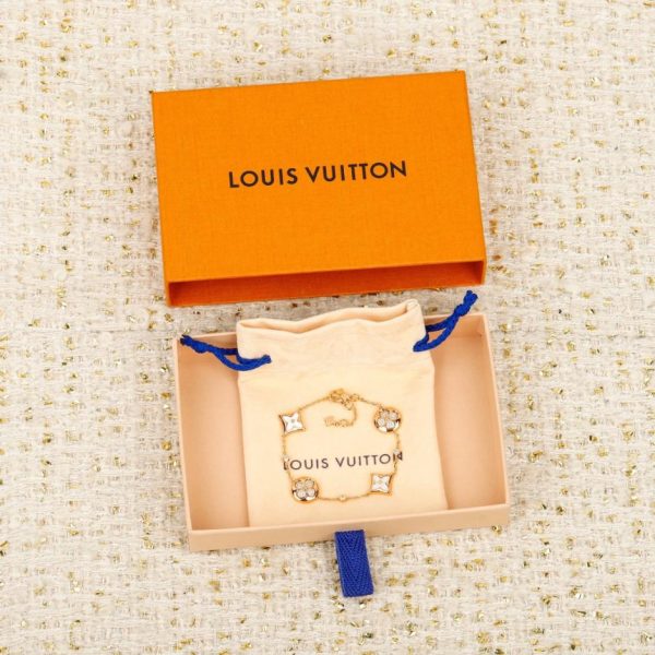 replica,repliche,fake,1:1,earrings,bracelet,ring,jewelry Contatore / Nuovo bracciale a quattro fiori, personalizzabile con oro vero e diamanti (HKTD3).