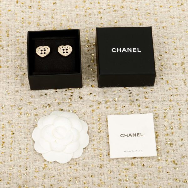 Contatore / 【Orecchini Chanel a forma di cuore】(XE4B6)