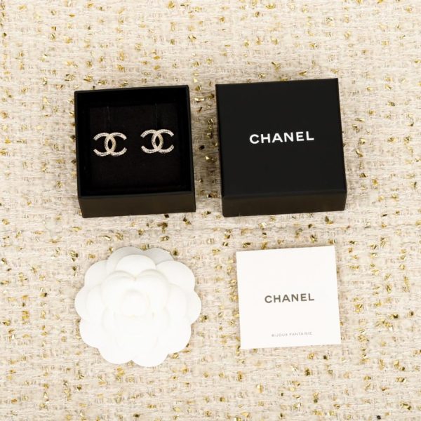 Contatore / 【Orecchini Chanel con doppia C intrecciata】(ONBL4)