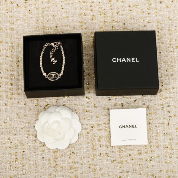replica,repliche,fake,1:1,earrings,bracelet,ring,jewelry Contatore / 【Bracciale Chanel in ossidiana ovale】(21LVW)