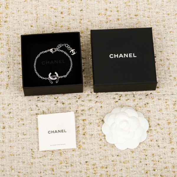 Contatore / 【Bracciale Chanel con doppia C nera e mezzo diamante】(M2AJL)