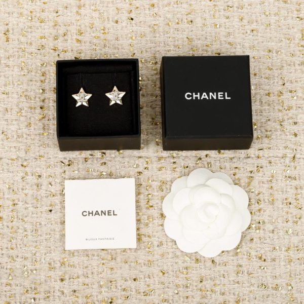 Contatore / 【Orecchini Chanel a stella a cinque punte con doppia C】(IE33Z)