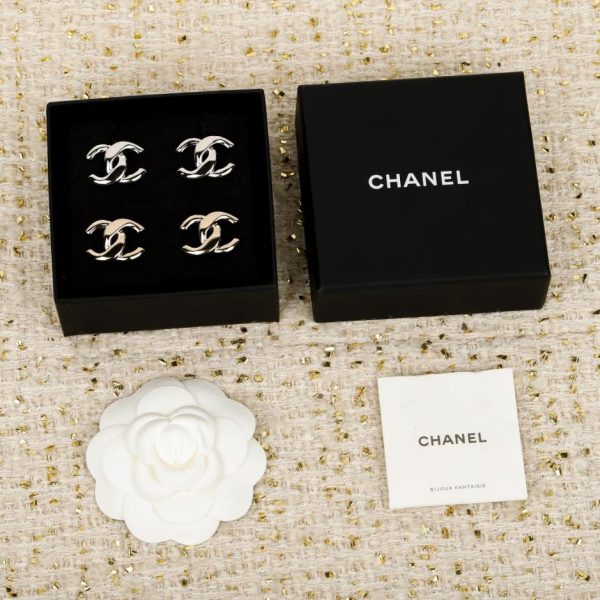 Contatore / 【Orecchini Chanel lisci con doppia C】(GU3E1)