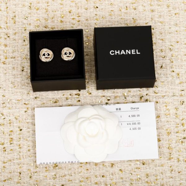 replica,repliche,fake,1:1,earrings,bracelet,ring,jewelry Contatore / 【Orecchini Chanel rotondi con doppia C】(7CLFV)