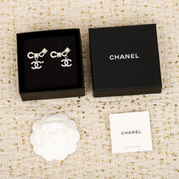 Contatore / 【Orecchini Chanel COCO con perle e strass】(CSY0S)