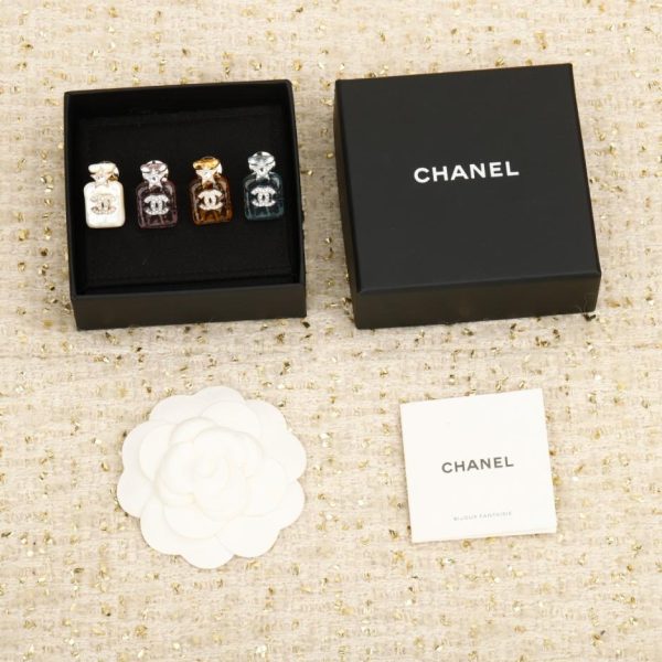 replica,repliche,fake,1:1,earrings,bracelet,ring,jewelry Contatore / 【Spilla a forma di flacone di profumo Chanel Métiers d’Art】(WN2QX)