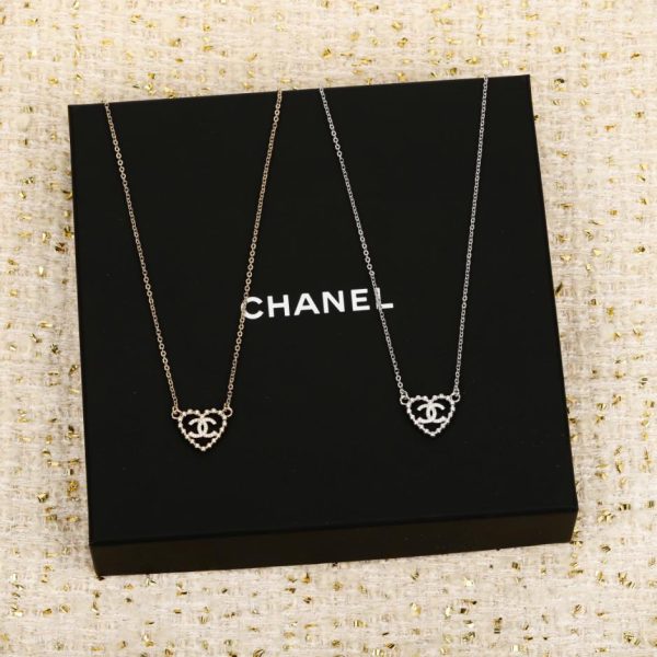 replica,repliche,fake,1:1,earrings,bracelet,ring,jewelry Contatore / 【Collana Chanel con cuore traforato】(KEER2)