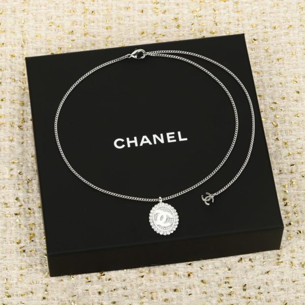 replica,repliche,fake,1:1,earrings,bracelet,ring,jewelry Contatore / 【Collana Chanel con diamanti ovali】(D9668)