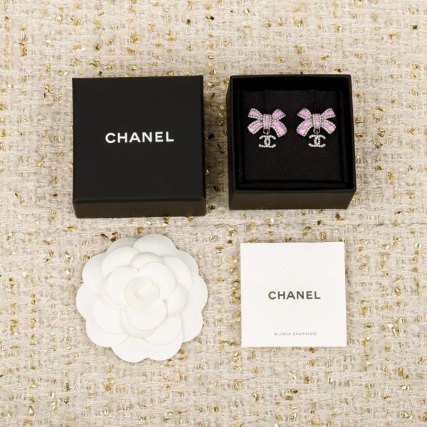 replica,repliche,fake,1:1,earrings,bracelet,ring,jewelry Contatore / 【Orecchini a fiocco Chanel 25B】(ARLZK)
