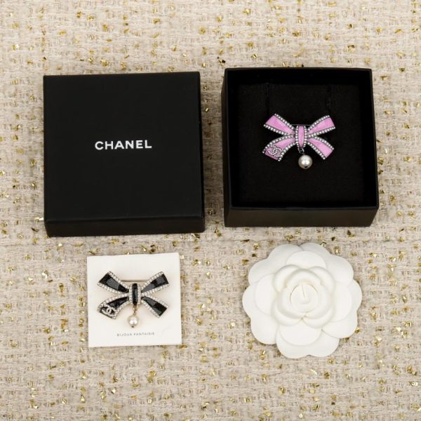 replica,repliche,fake,1:1,earrings,bracelet,ring,jewelry Contatore / 【Spilla a fiocco Chanel 25B】(2BH6E)