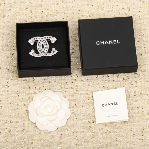replica,repliche,fake,1:1,earrings,bracelet,ring,jewelry Contatore / 【Spilla Chanel Doppia C】(G2CST)