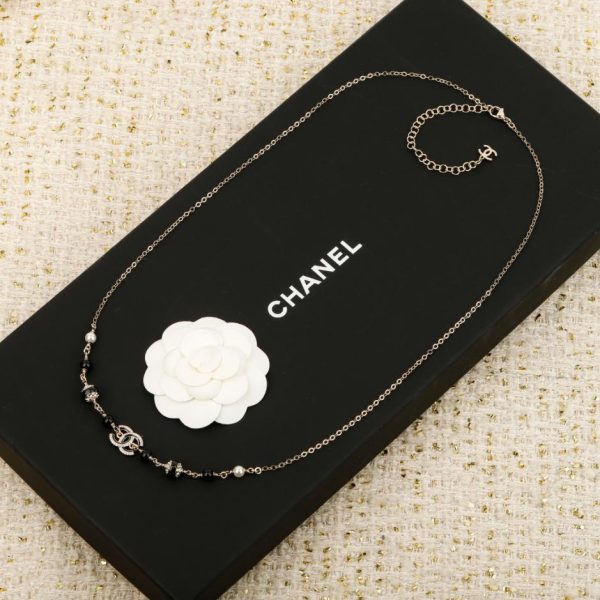 replica,repliche,fake,1:1,earrings,bracelet,ring,jewelry Contatore / 【Catena Chanel in smalto rosa con doppia C】(E3RLD)