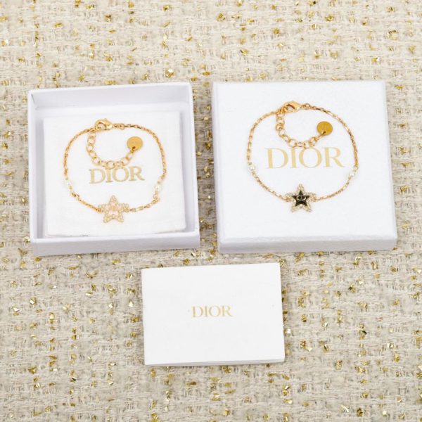replica,repliche,fake,1:1,earrings,bracelet,ring,jewelry Bracciale Dior con stella a cinque punte CD (SSBR2)