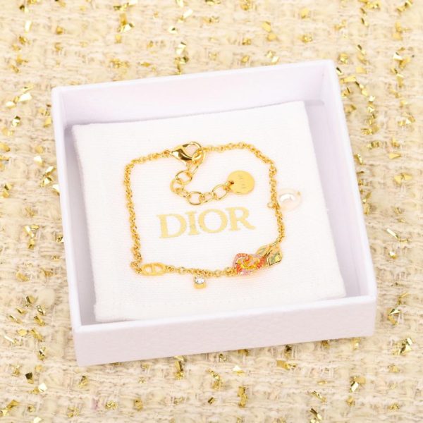 replica,repliche,fake,1:1,earrings,bracelet,ring,jewelry Bracciale Dior rosa (JCS5N)