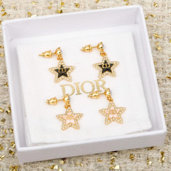 replica,repliche,fake,1:1,earrings,bracelet,ring,jewelry Orecchini Dior a stella a cinque punte CD (9FALC)