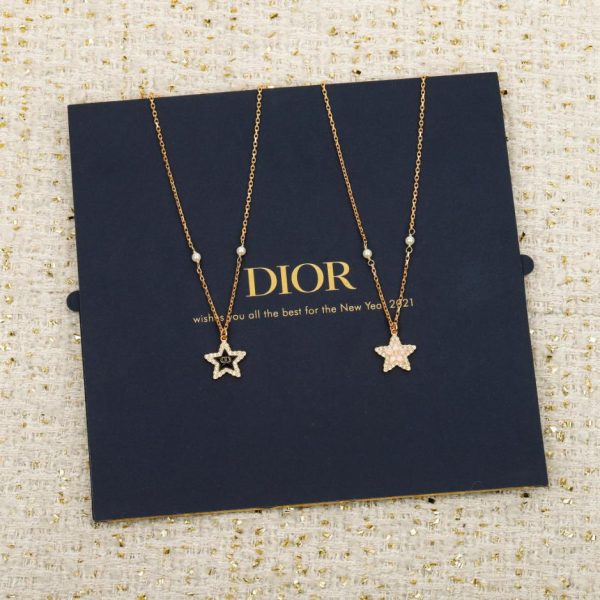 replica,repliche,fake,1:1,earrings,bracelet,ring,jewelry Collana Dior con stella a cinque punte (GEILA)