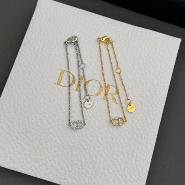 replica,repliche,fake,1:1,earrings,bracelet,ring,jewelry Bracciale Dior CD Mini, oro/argento (NZCQ2)
