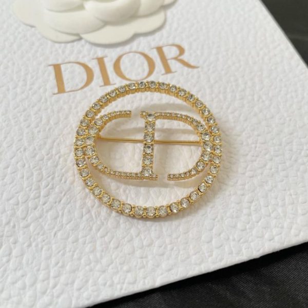 replica,repliche,fake,1:1,earrings,bracelet,ring,jewelry Spilla Dior CD (4T6KA)