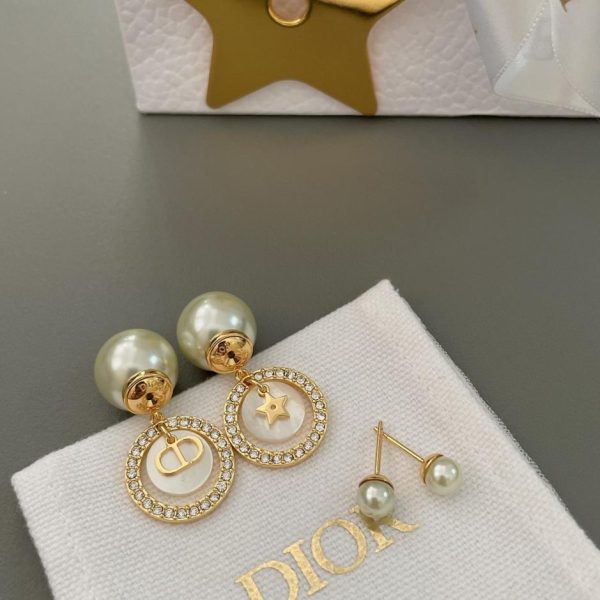replica,repliche,fake,1:1,earrings,bracelet,ring,jewelry Orecchini a conchiglia Dior (F8FU0)
