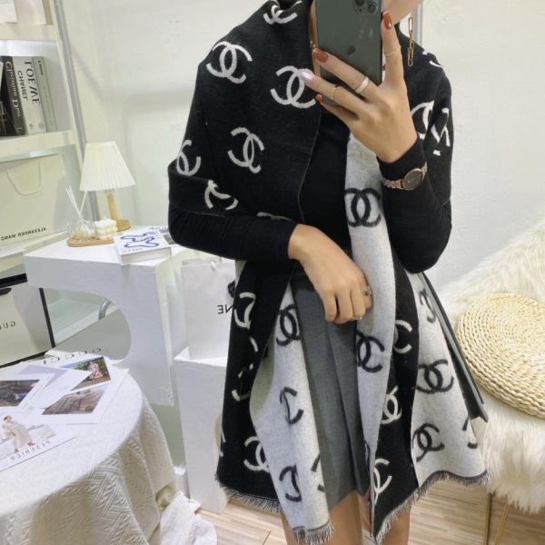 replica,repliche,fake,1:1,earrings,bracelet,ring,jewelry Nuova sciarpa di lana Chanel (KVJBG)