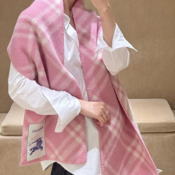 replica,repliche,fake,1:1,earrings,bracelet,ring,jewelry Sciarpa Burberry in misto cashmere e lana (5FZC3)
