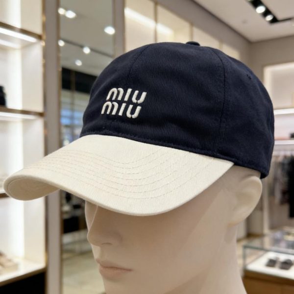 Cappellino da baseball classico ricamato Miu Miu (VRMLF0)