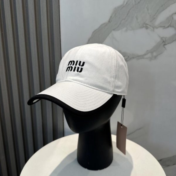 Cappellino da baseball ricamato MiuMiu, nuovo articolo su ordinazione (RB67SG)