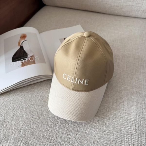 replica,repliche,fake,1:1,earrings,bracelet,ring,jewelry Cappellino da baseball Celine con scritta ricamata (QRBFVL)
