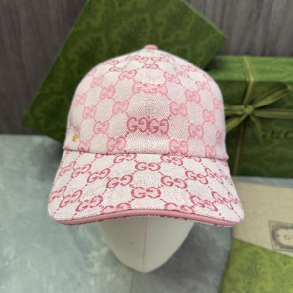 replica,repliche,fake,1:1,earrings,bracelet,ring,jewelry Cappellino da baseball GUCCI con classico motivo jacquard a doppia G (J2LAF2)