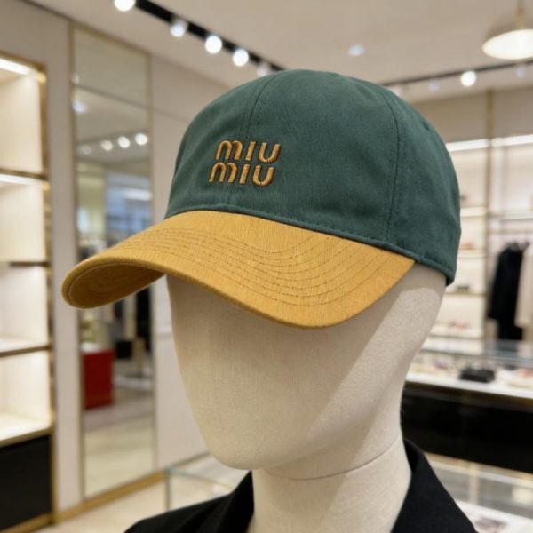 replica,repliche,fake,1:1,earrings,bracelet,ring,jewelry Cappellino da baseball classico ricamato Miu Miu (868AGB)